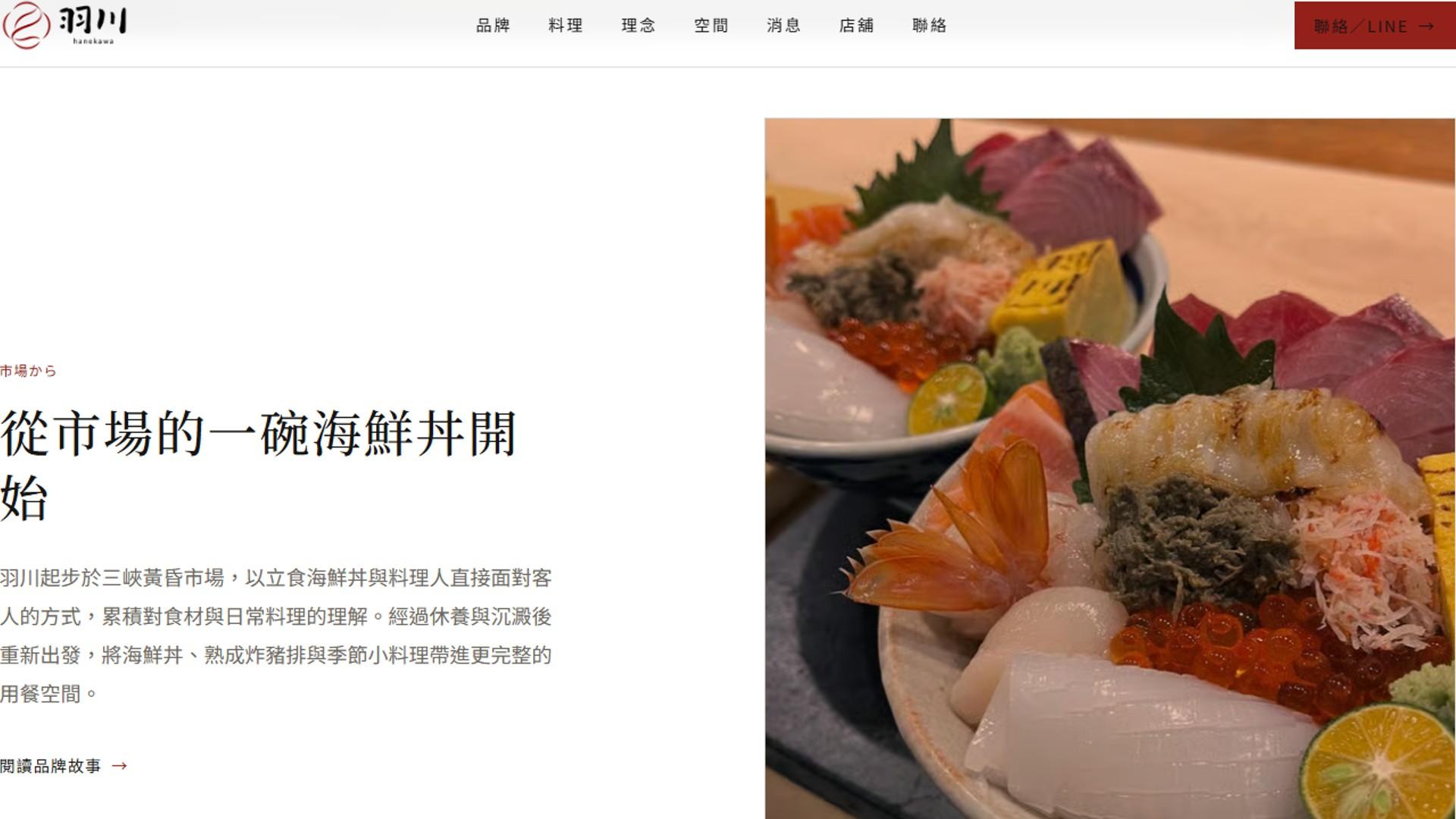 Brand story section from market origins